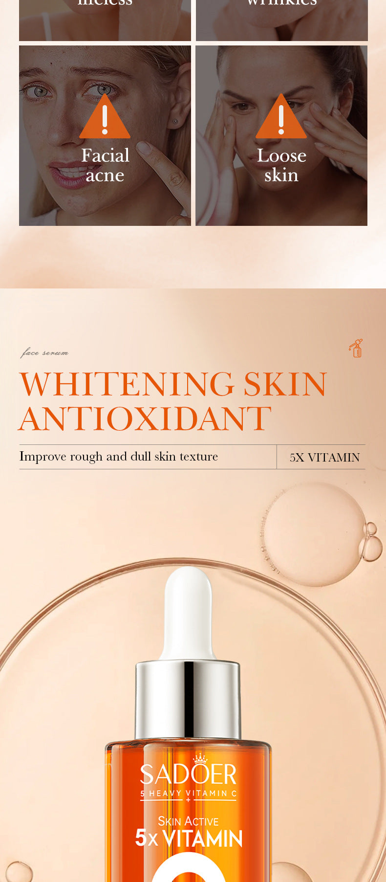 Korean Vitamin C Hydrating Face Serum