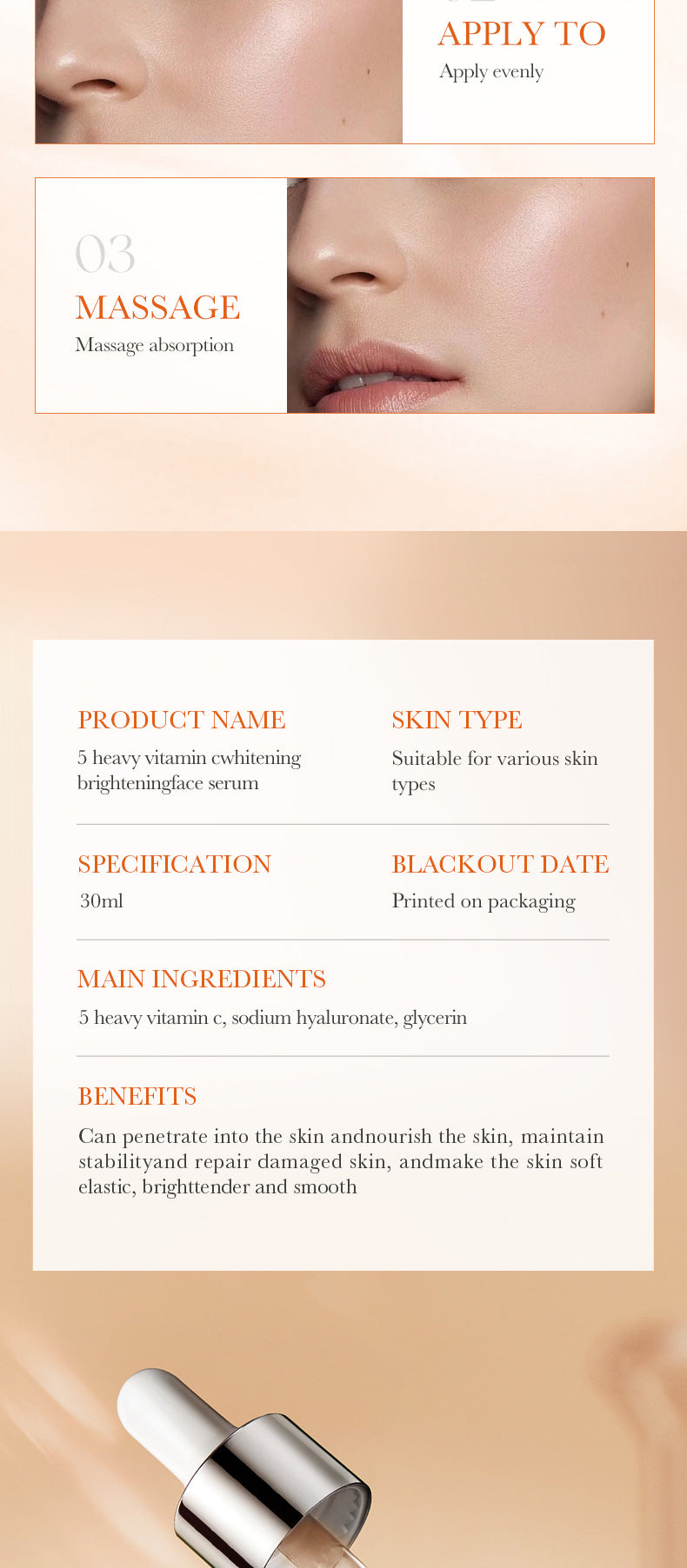 Korean Vitamin C Hydrating Face Serum