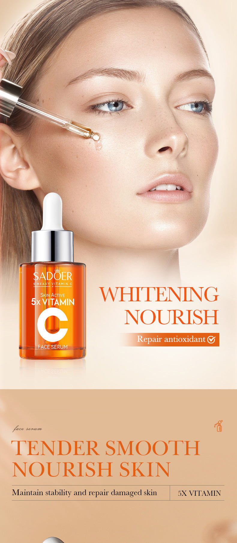 Korean Vitamin C Hydrating Face Serum