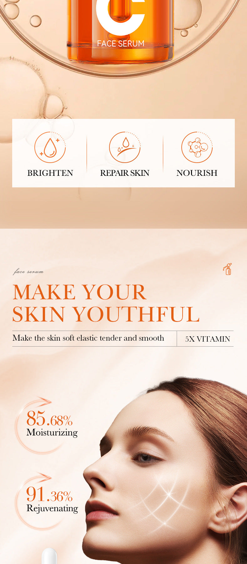 Korean Vitamin C Hydrating Face Serum