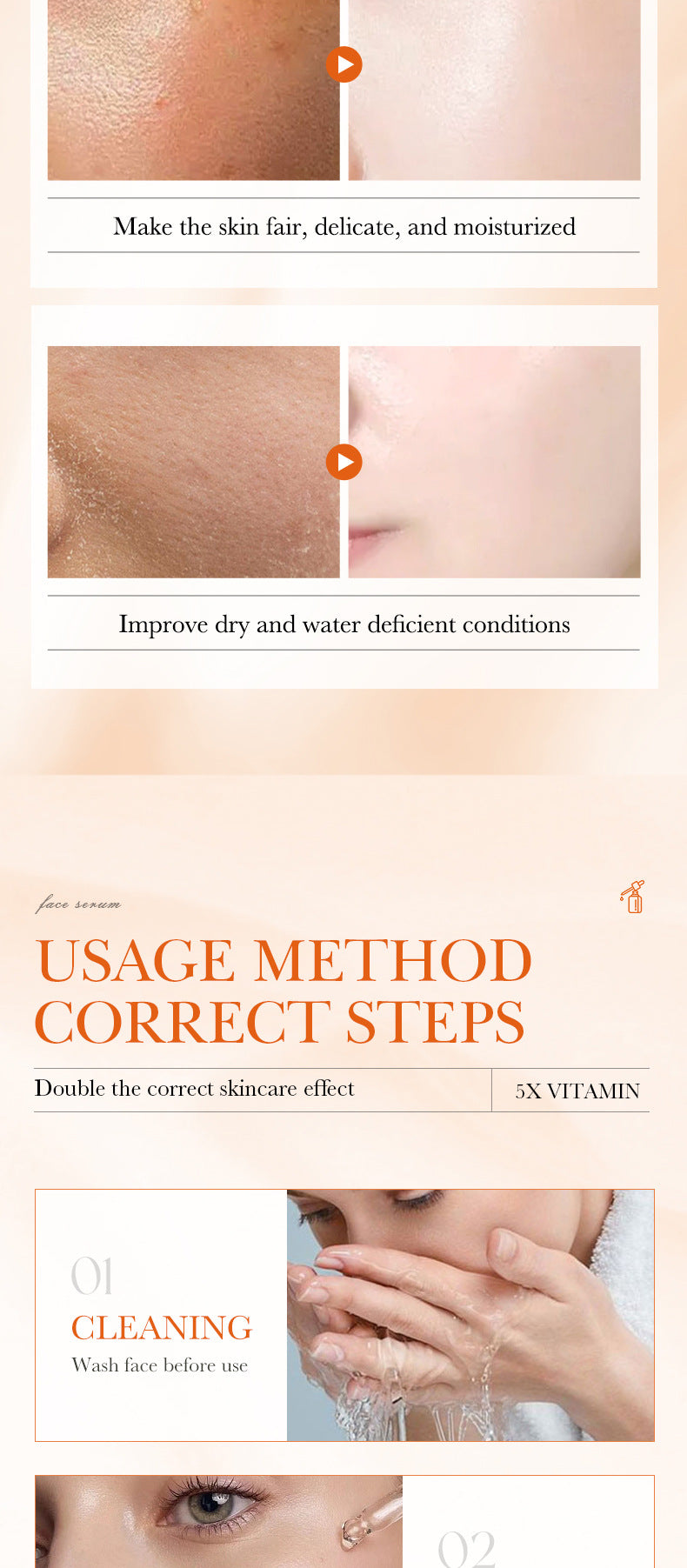 Korean Vitamin C Hydrating Face Serum