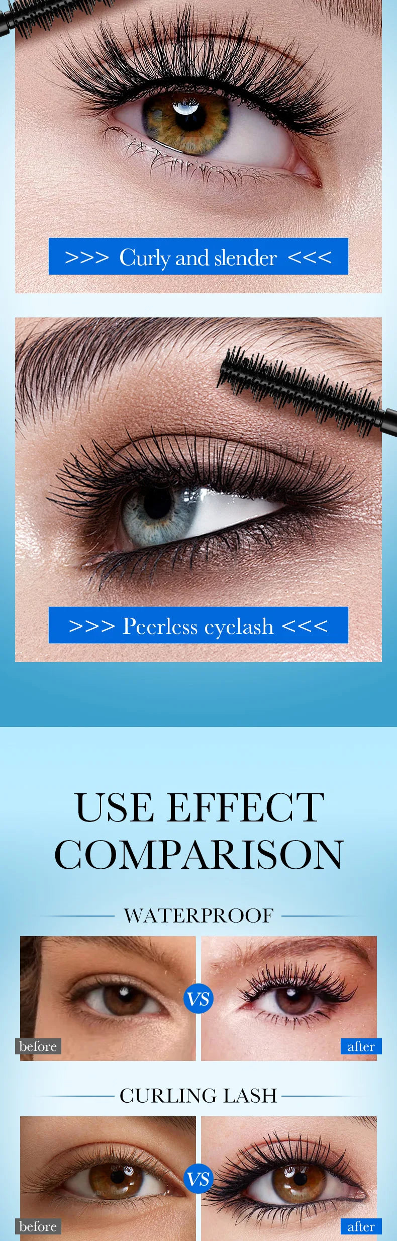 Korean Silk Fibre 5D Waterproof Mascara
