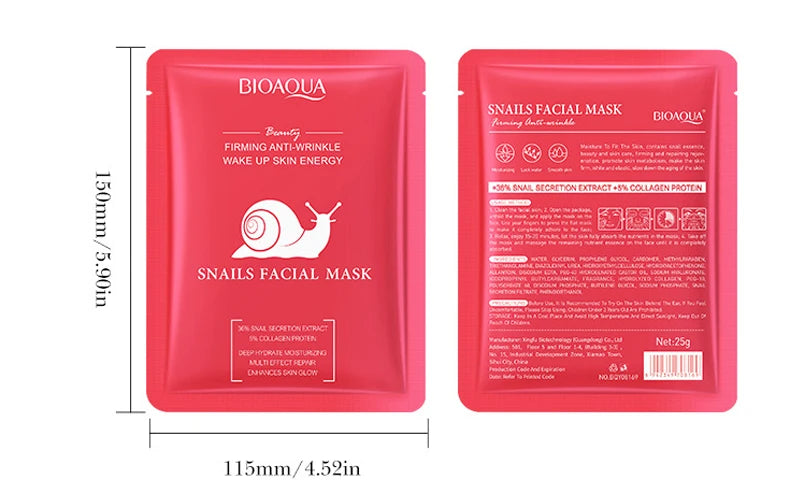 Korean Snail Mucin Sheet Mask