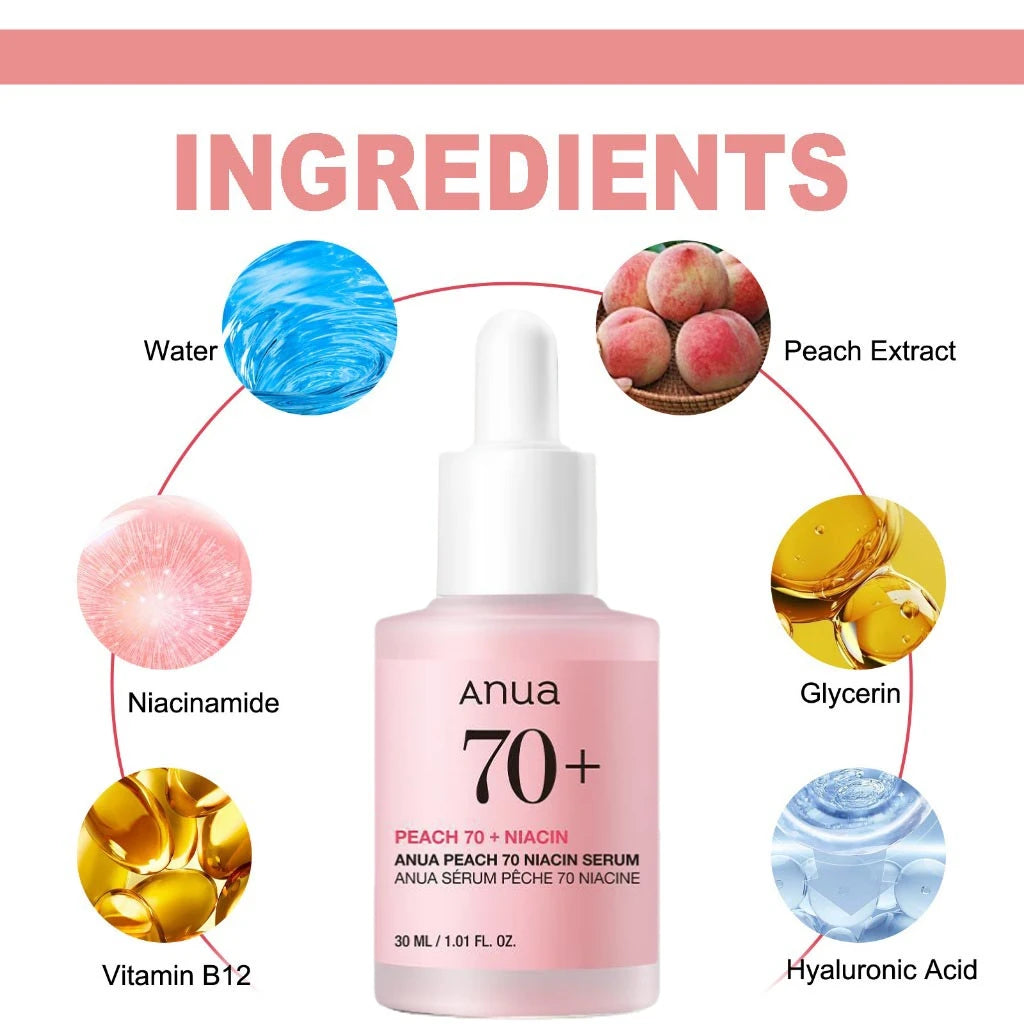 Anua Peach 70 Niacinamide Face Serum