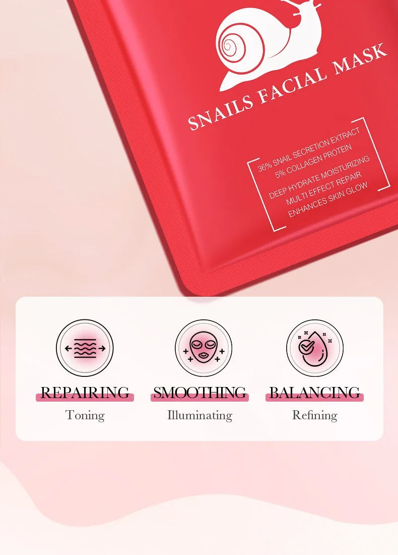 Korean Snail Mucin Sheet Mask