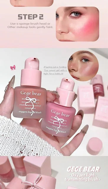 Korean Beauty Soft Pink Liquid Blush