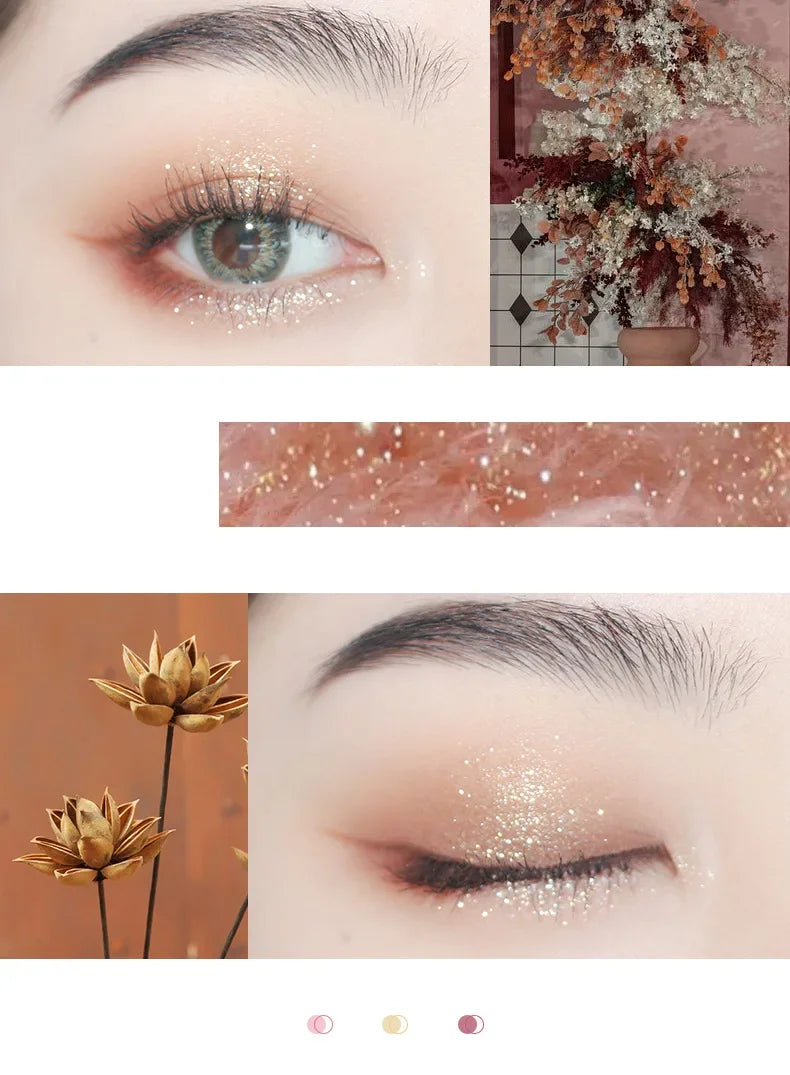 9-Color Embroidered Eyeshadow Palette
