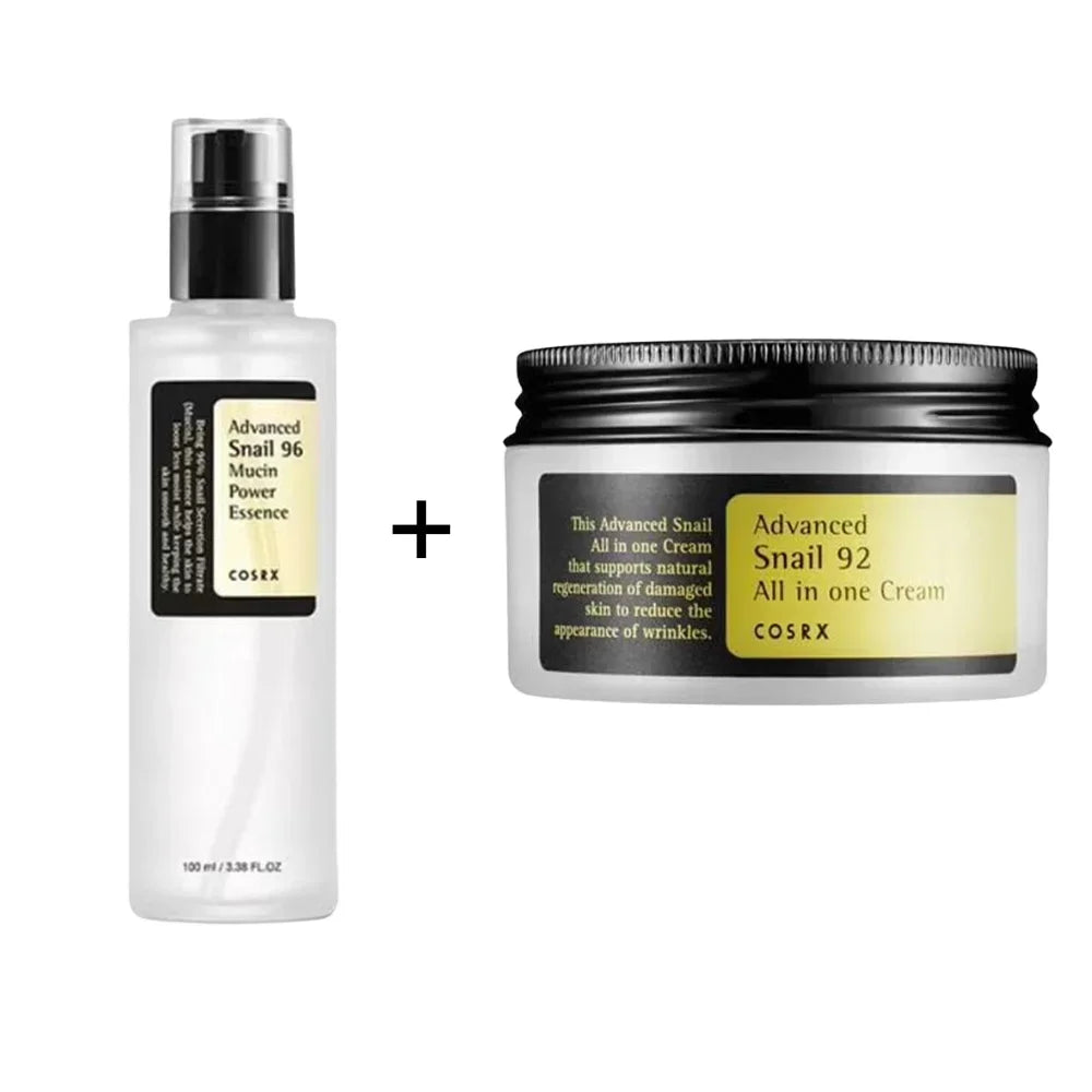 Snail 92 Cream & 96 Mucin Essence