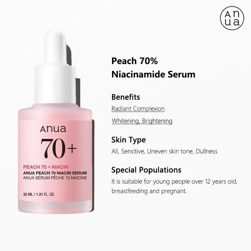Anua Peach 70 Niacinamide Face Serum