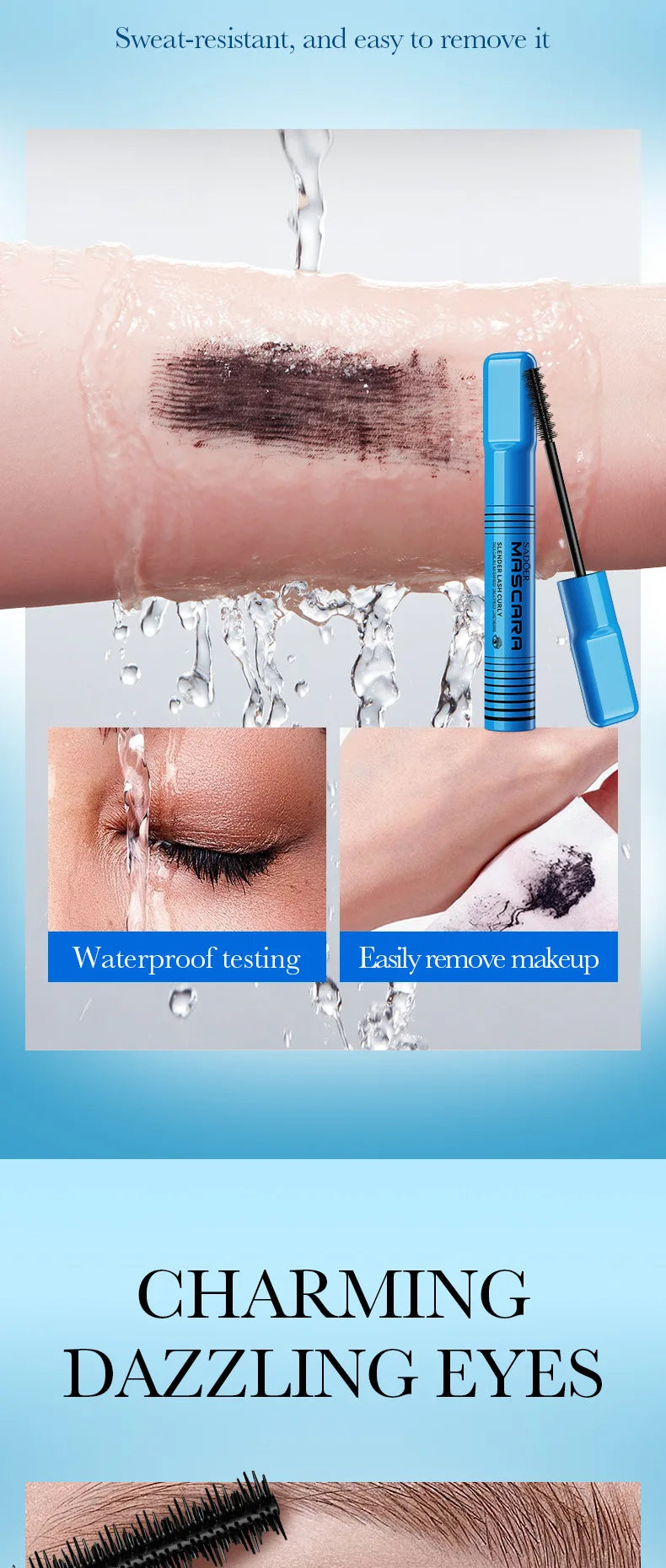 Korean Silk Fibre 5D Waterproof Mascara