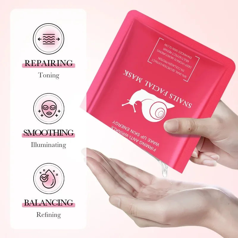 Korean Snail Mucin Sheet Mask