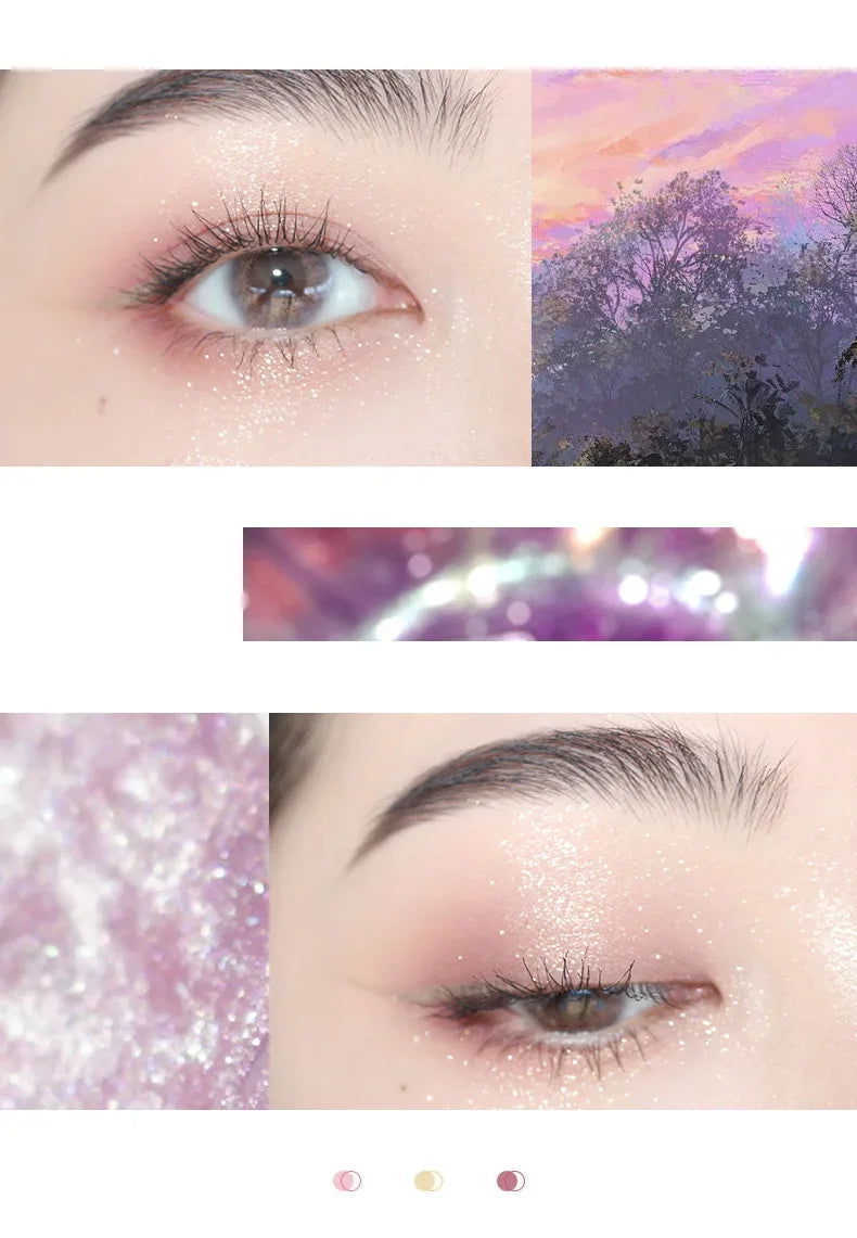 9-Color Embroidered Eyeshadow Palette