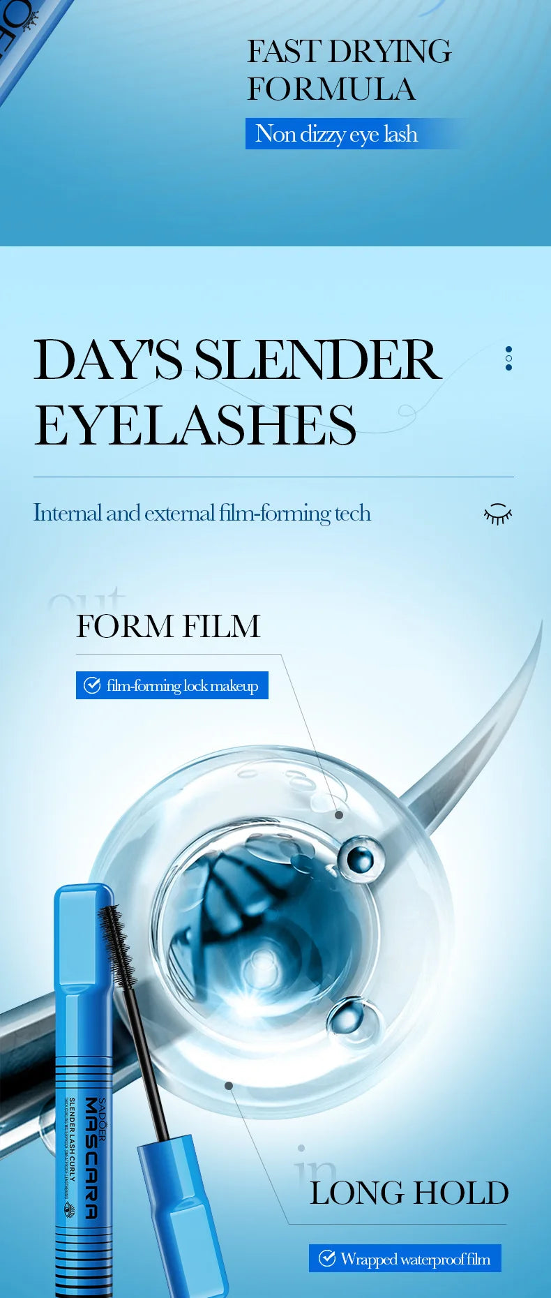 Korean Silk Fibre 5D Waterproof Mascara