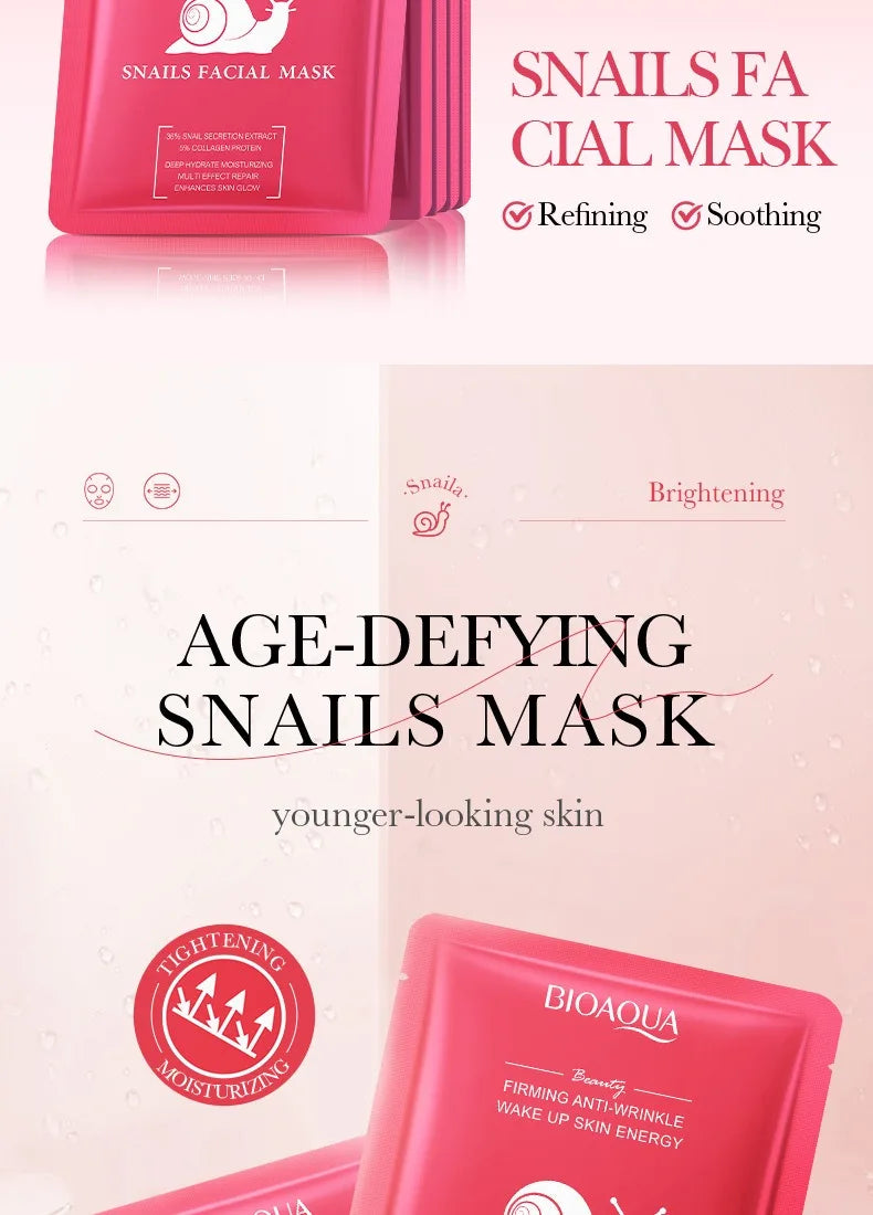 Korean Snail Mucin Sheet Mask