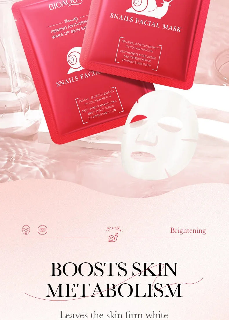 Korean Snail Mucin Sheet Mask