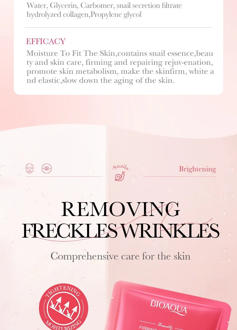 Korean Snail Mucin Sheet Mask