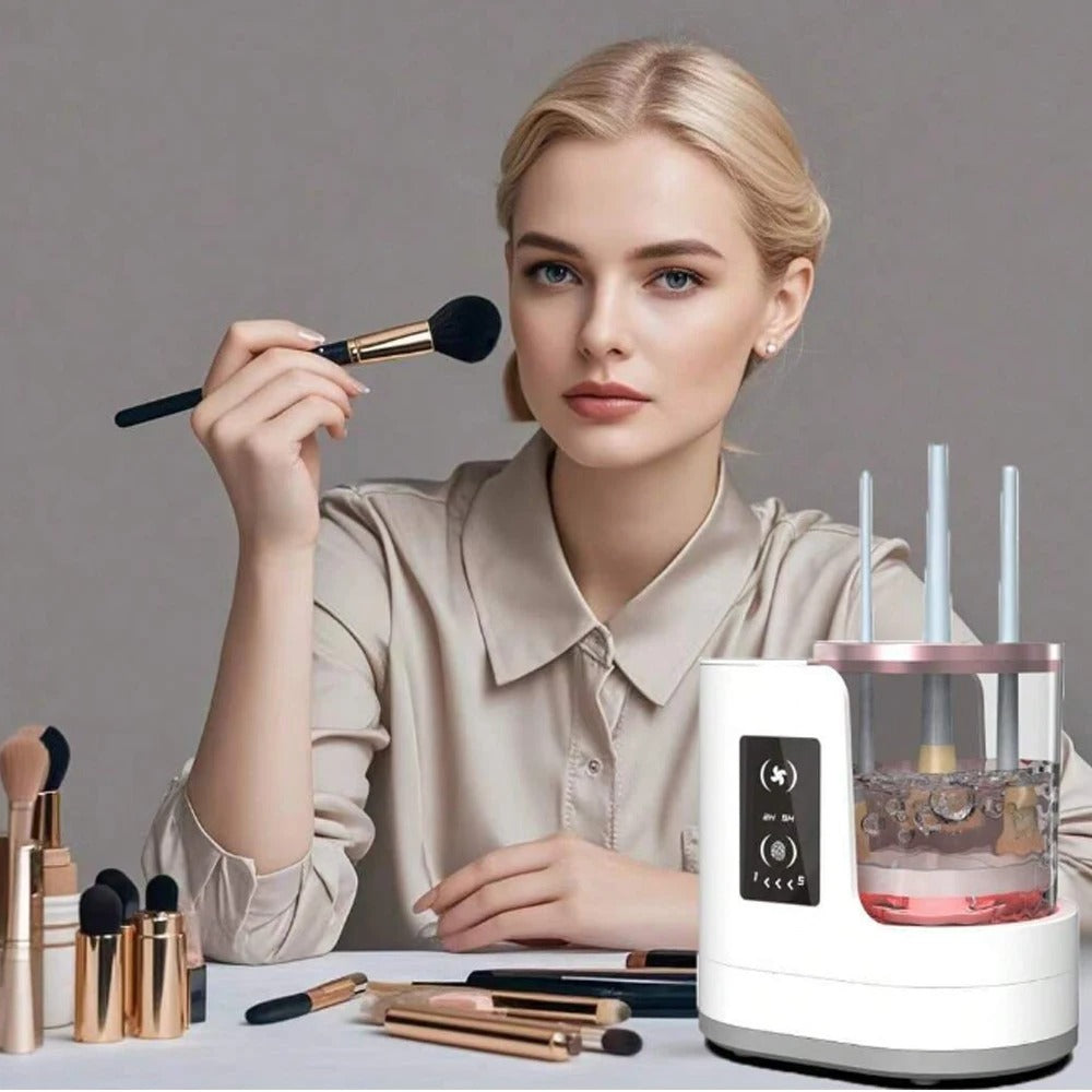 Automatic Makeup Brush Cleaner
