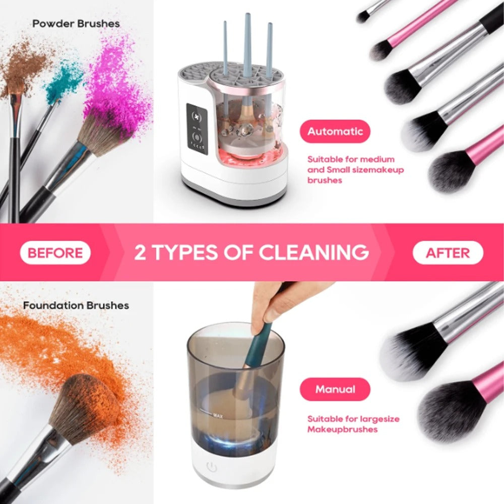 Automatic Makeup Brush Cleaner