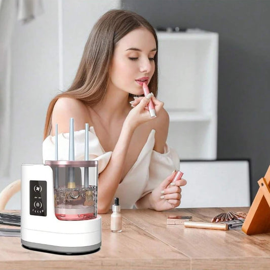 Automatic Makeup Brush Cleaner