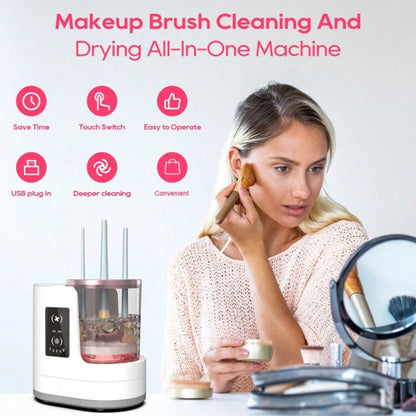 Automatic Makeup Brush Cleaner